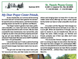 2015 Summer Newsletter