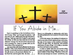 2015 Easter Newsletter